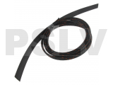 Q-HS-0012 Quantum Servo Braid 1m with 240mm Blk/Orange heat shrink OD7mm    